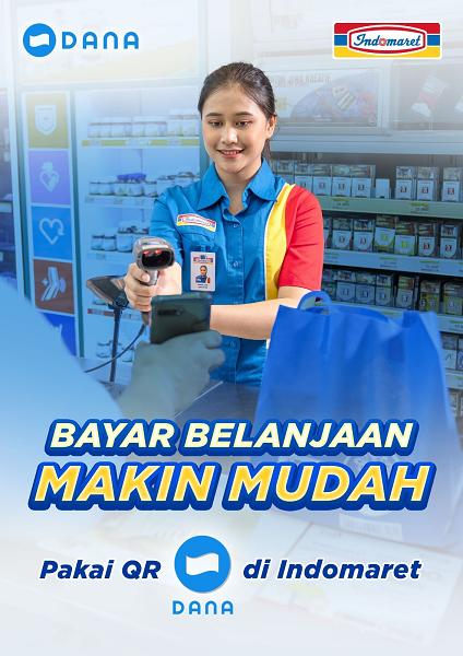 Belanja di Indomaret Kini Bisa Bayar Pakai QRIS Melalui Aplikasi DANA
