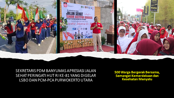 500 Warga Bergerak Bersama, Semangat Kemerdekaan dan Kesehatan Menyatu