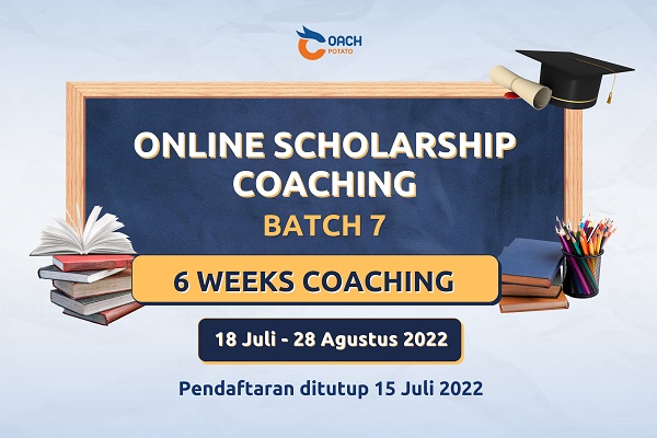 Online Scholarship Coaching Resmi Dibuka