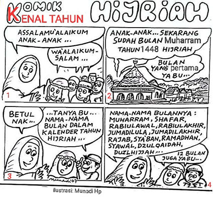 Komik Tahun Baru 1448 Hijriah