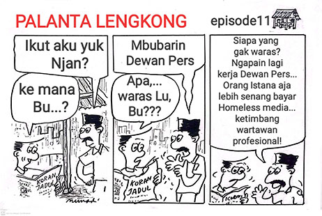 Palanta Lengkong -11, BUBARIN DEWAN PERS