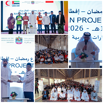 UEA Salurkan Bantuan Rp1,59 Miliar untuk Buka Puasa Jamaah Masjid Istiqlal
