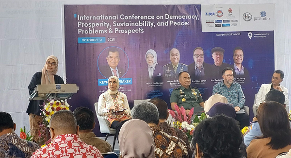 Univ.Paramadina Gelar Konf. Internasional Bahas Demokrasi, Kemakmuran, Keberlanjutan, & Perdamaian