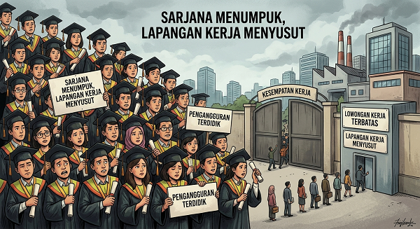 Sarjana Menumpuk, Lapangan Kerja Menyusut sarjana_pengangguran_menumpuk.png