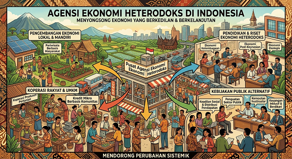 Agensi Ekonomi Heterodoks di Indonesia