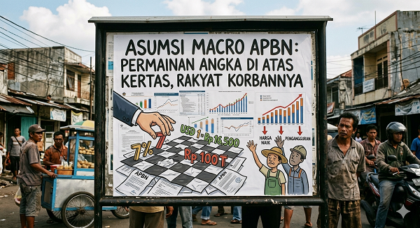 Asumsi Macro APBN: Permainan Angka di Atas Kertas, Rakyat Korbannya 