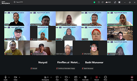 IPTPI DKI Jakarta Gelar Rapat Persiapan Pelantikan Pengurus