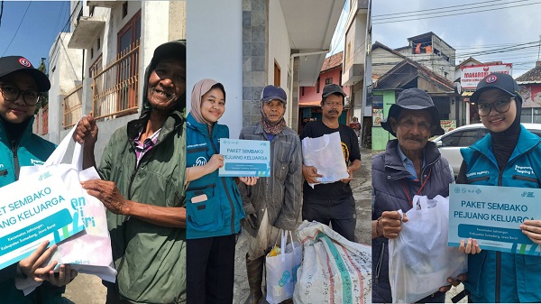 Peduli Pejuang Keluarga, Insan Bumi Mandiri Hadirkan Bantuan di Jatinangor dan Sumedang