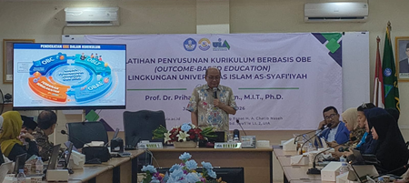 UIA Gelar Pelatihan Penyusunan Kurikulum Berbasis OBE 