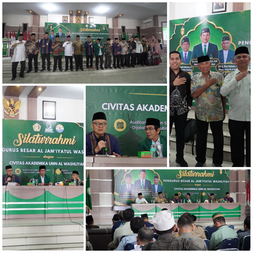 Pimpinan PB Al-Washliyah Gelar Silaturahmi dengan Sivitas Akademika UMN Al-Washliyah