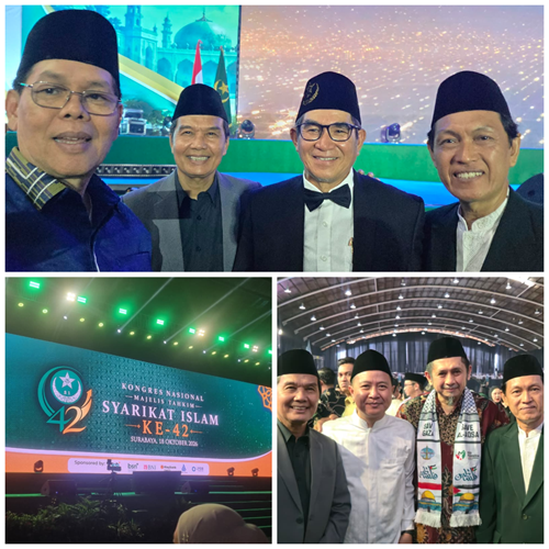 Ketum Al Washliyah Masyhuril Khamis Hadiri Kongres Nasional SI ke-42 di Surabaya